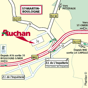 Auchanboulognemap